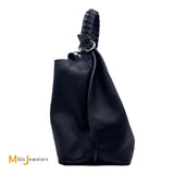 Louis Vuitton Carmel Mahina Perforated Leather Monogram Black Hobo Bag
