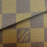 Louis Vuitton Sarah Damier Ebene Canvas and Leather Snap Wallet N63209