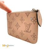 Louis Vuitton Mahina Monogram Leather Key Pouch Magnolia M69508