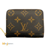 Louis Vuitton Monogram Zippy Coin Purse Wallet in Brown 2017 M60067