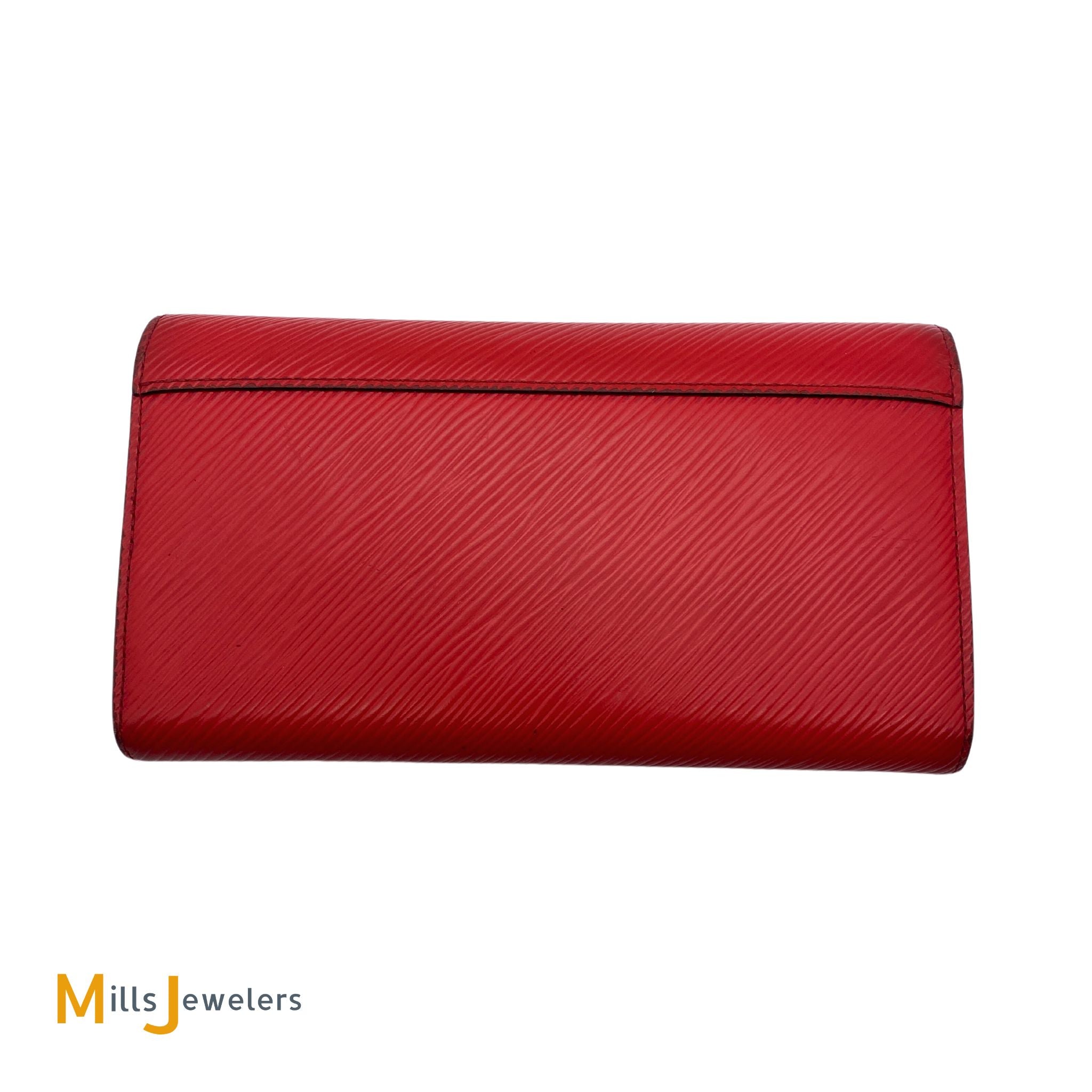 Louis Vuitton Red Leather Twist Shoulder Bag