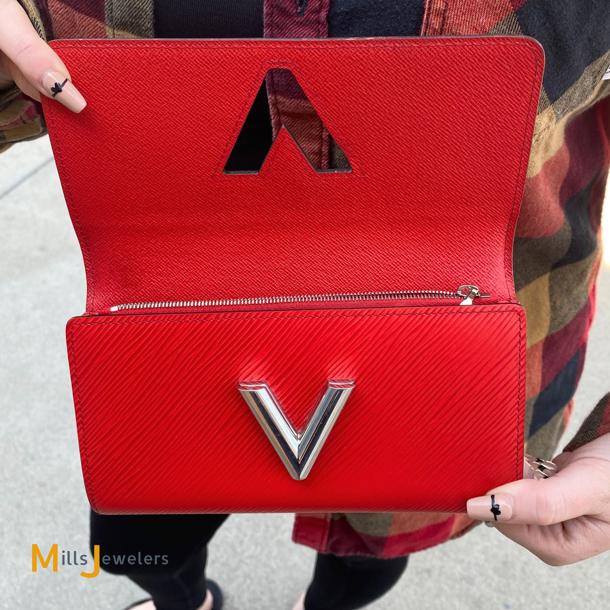 Louis Vuitton EPI Twist Coquelicot Red Wallet 2018