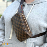 Vintage Louis Vuitton Damier Ebene Geronimos Crossbody Bag 2005 N51994