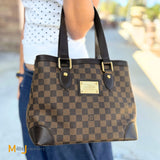 Louis Vuitton Damier Ebene Hampstead PM Shoulder Bag 2009