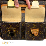 Louis Vuitton Hudson GM Monogram Canvas Crossbody Satchel Bag 2006