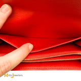 Louis Vuitton Sarah Monogram Wallet in Coquelicot Red M62236