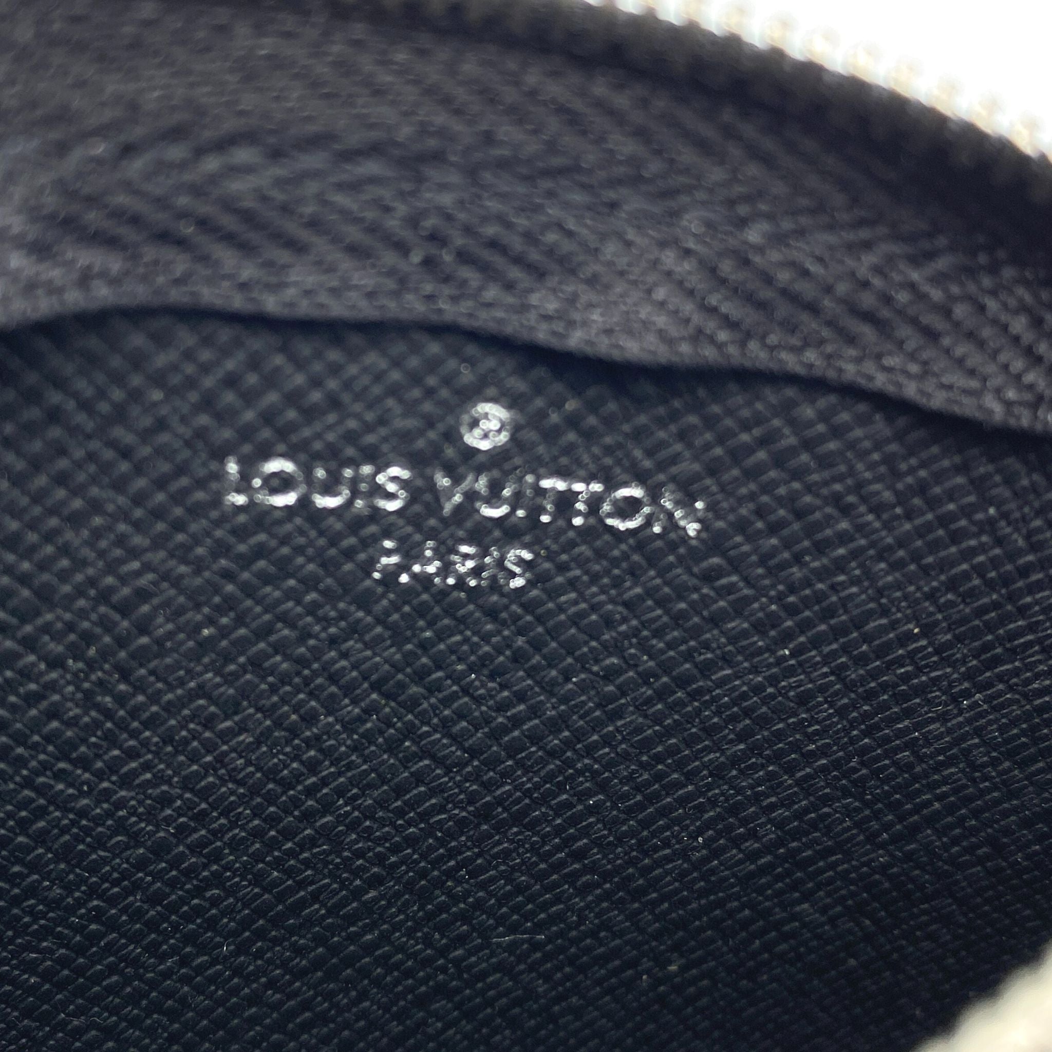 Louis Vuitton Key Pouch Graphite Damier Graphite