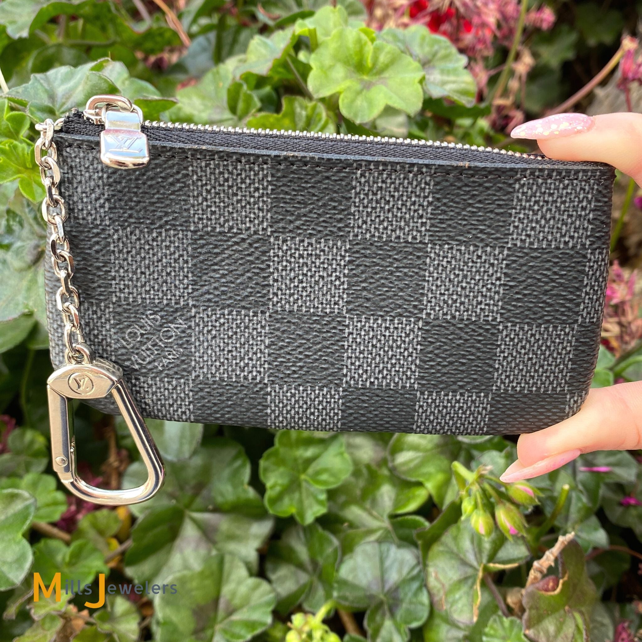 grey checkered louis vuitton bag