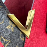 Louis Vuitton Kimono MM Monogram Canvas and Cerise Leather Tote Handbag 2017