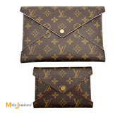 Louis Vuitton Monogram Canvas Kirigami Pochette 2 Piece Set