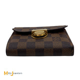 Louis Vuitton Koala Wallet Damier Ebene Canvas 2008
