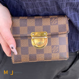 Louis Vuitton Koala Wallet Damier Ebene Canvas 2008