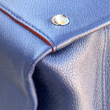 Louis Vuitton Lockmeto Marine Rouge Leather Shoulder Handbag M54571 2018