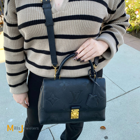 Louis Vuitton Madeleine mm Black Monogram Empreinte