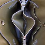 Louis Vuitton Milla MM Veau Nuage Calfskin Olive Green Handbag 2018