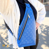 Louis Vuitton Taigarama Blue Duo Sling Bag M30175