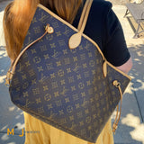 Louis Vuitton Neverfull MM Monogram Canvas Tote Bag 2008