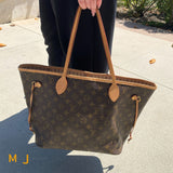 Louis Vuitton Neverfull MM Monogram Canvas Tote Bag