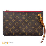 Louis Vuitton Monogram Canvas Neverfull Pochette Cherry 2015 M41177