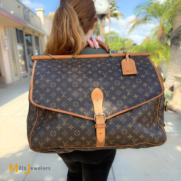 Vintage Louis Vuitton Monogram Sac Chasse Travel Bag 1995 M41140