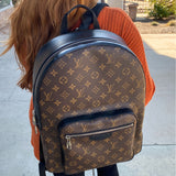 Louis Vuitton Josh Backpack Monogram Macassar Canvas