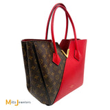 Louis Vuitton Kimono MM Monogram Canvas and Cerise Leather Tote Handbag 2017