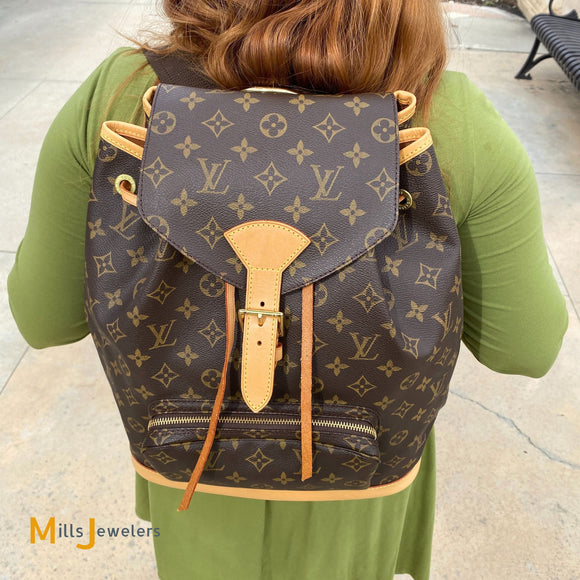 Louis Vuitton Montsouris GM Backpack Monogram Canvas Vintage 1996 – Mills  Jewelers & Loan