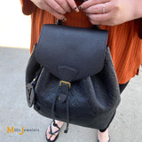 Louis Vuitton Montsouris Backpack Black Monogram Empreinte Leather