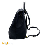 Louis Vuitton Montsouris Backpack Black Monogram Empreinte Leather