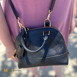 Louis Vuitton Neo Alma BB Black Monogram Empreinte Leather Shoulder Bag