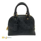 Louis Vuitton Neo Alma BB Black Monogram Empreinte Leather Shoulder Bag