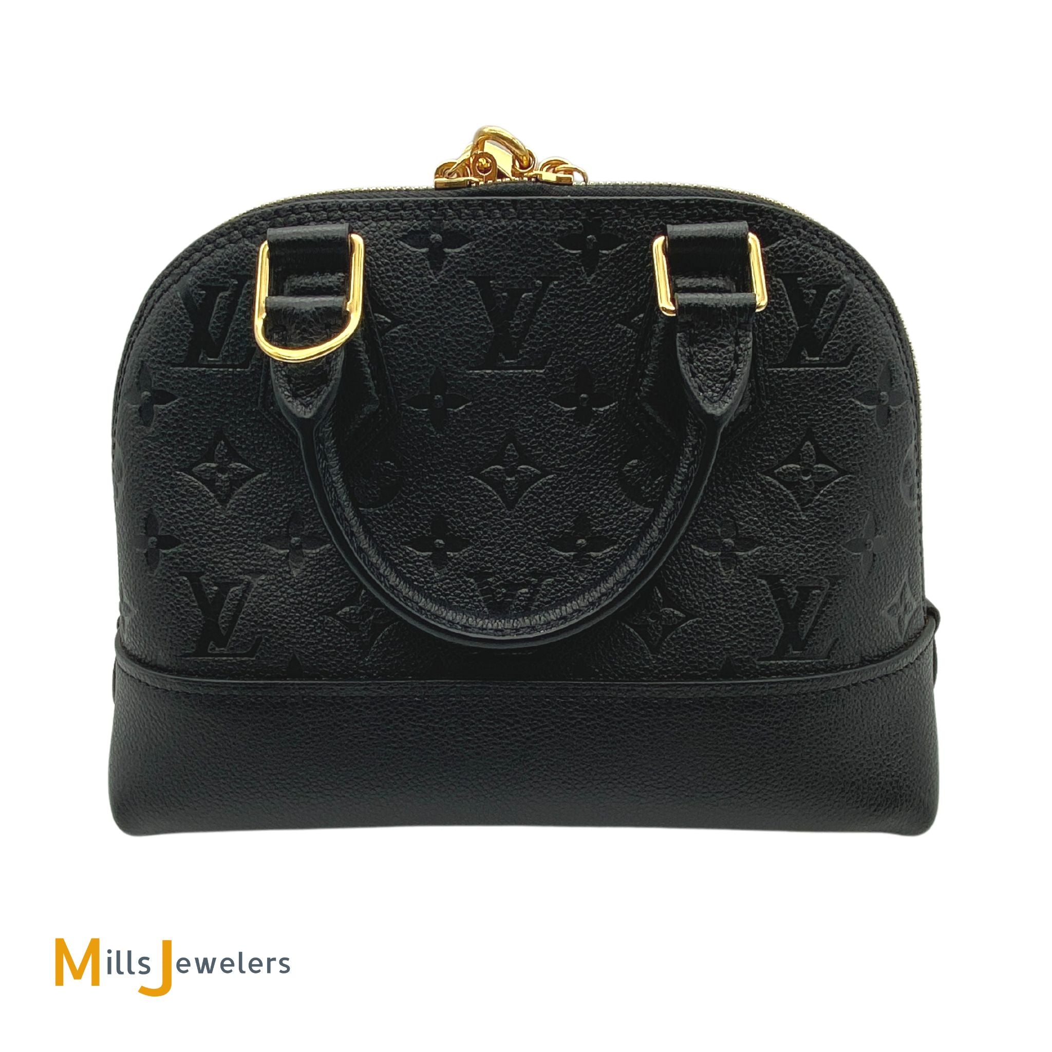 Louis Vuitton Neo Alma Bb Black Monogram Empreinte