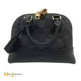Louis Vuitton Neo Alma BB Black Monogram Empreinte Leather Shoulder Bag