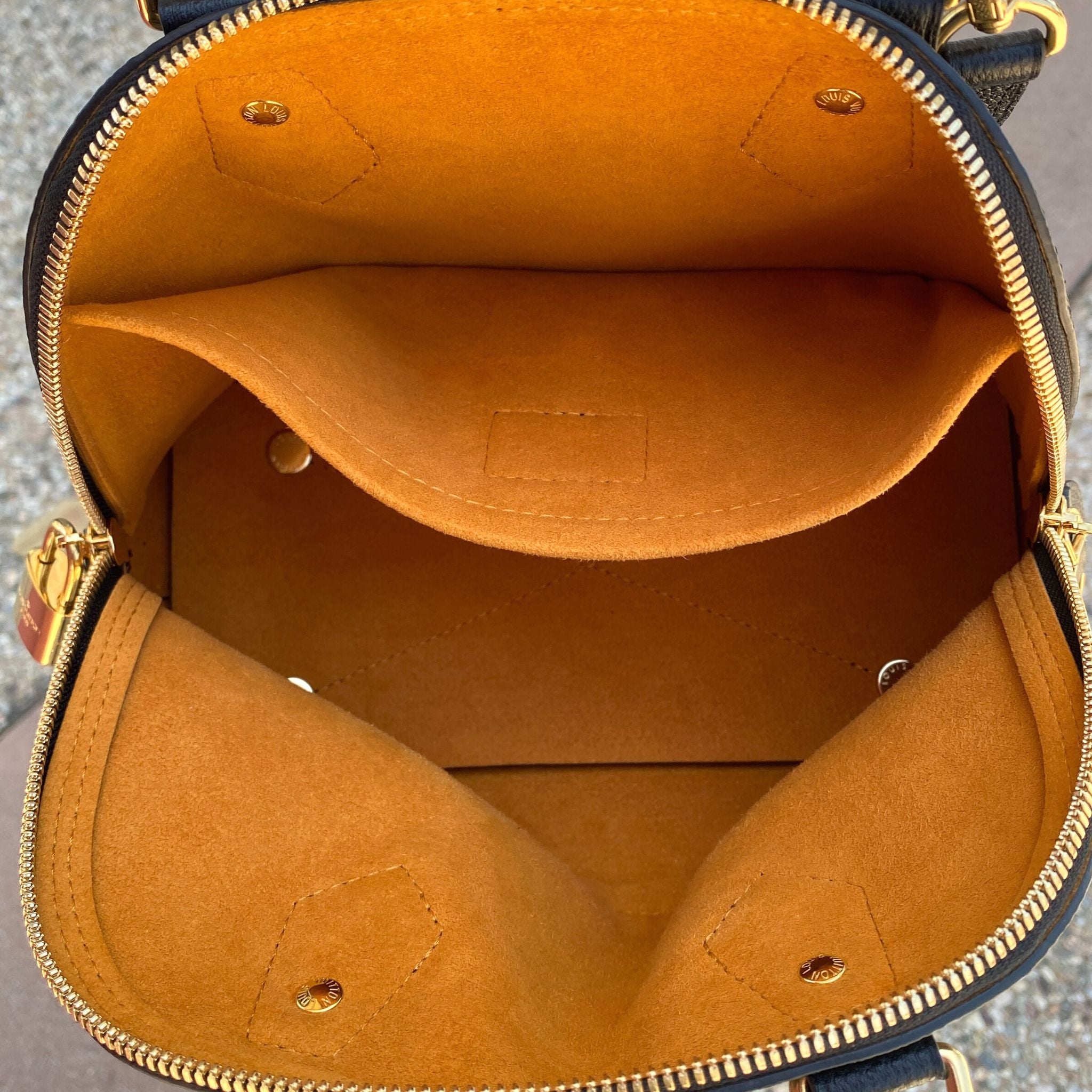 Louis Vuitton Neo Alma BB Black Monogram Empreinte Leather