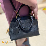 Louis Vuitton Neo Alma BB Black Monogram Empreinte Leather Shoulder Bag
