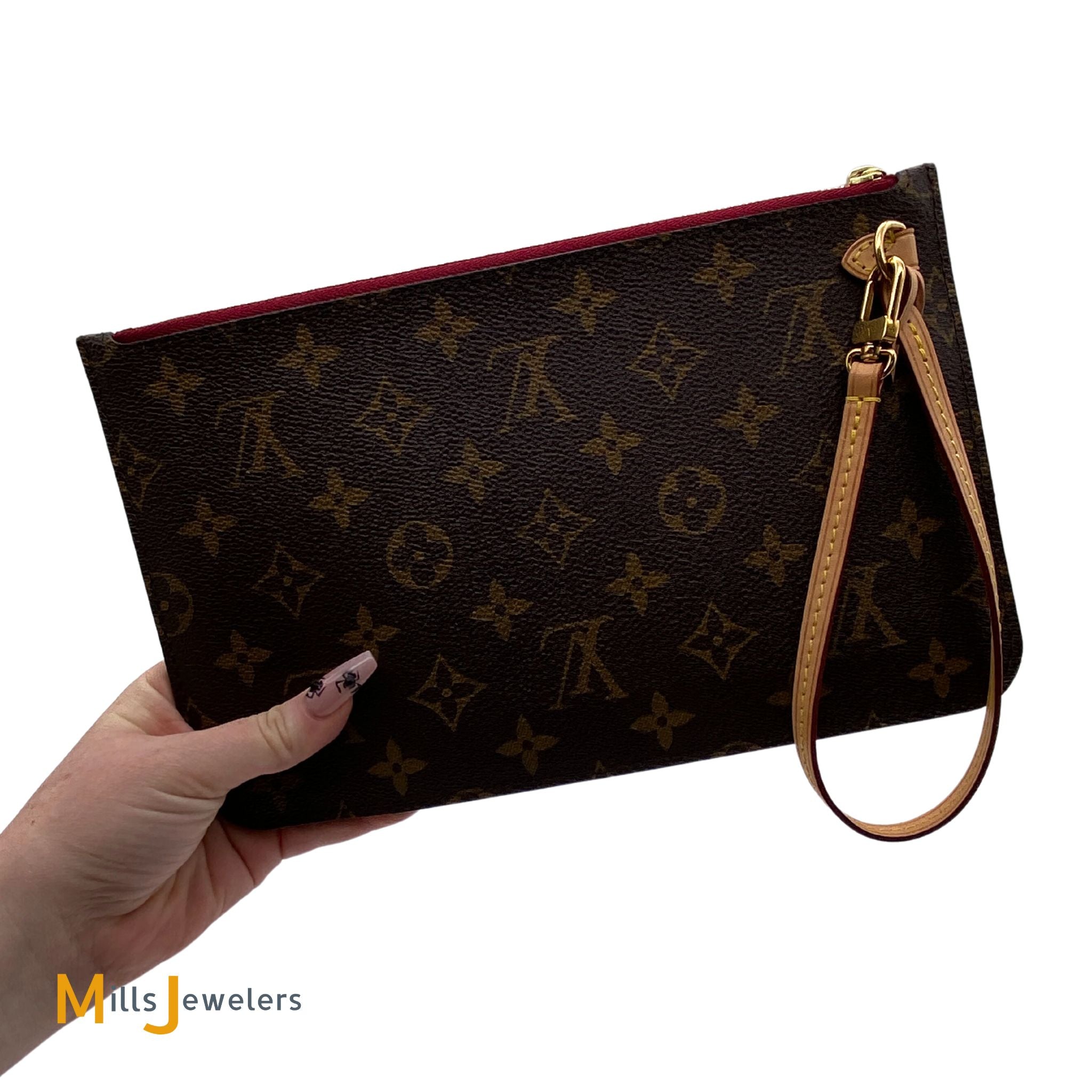 Louis Vuitton Pochette Monogram from a Neverfull Wristlet