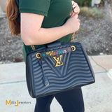 Louis Vuitton New Wave Chain Noir Quilted Cowhide Leather Shoulder Bag 2018