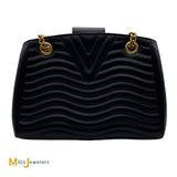 Louis Vuitton New Wave Chain Noir Quilted Cowhide Leather Shoulder Bag 2018