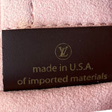 Louis Vuitton Normandy Damier Azur Cuir Taurillon Magnolia Pink Shoulder Bag 2015