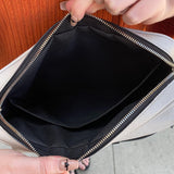 Louis Vuitton Outdoor Messenger Bag Arctic White Taiga Leather Monogram Canvas