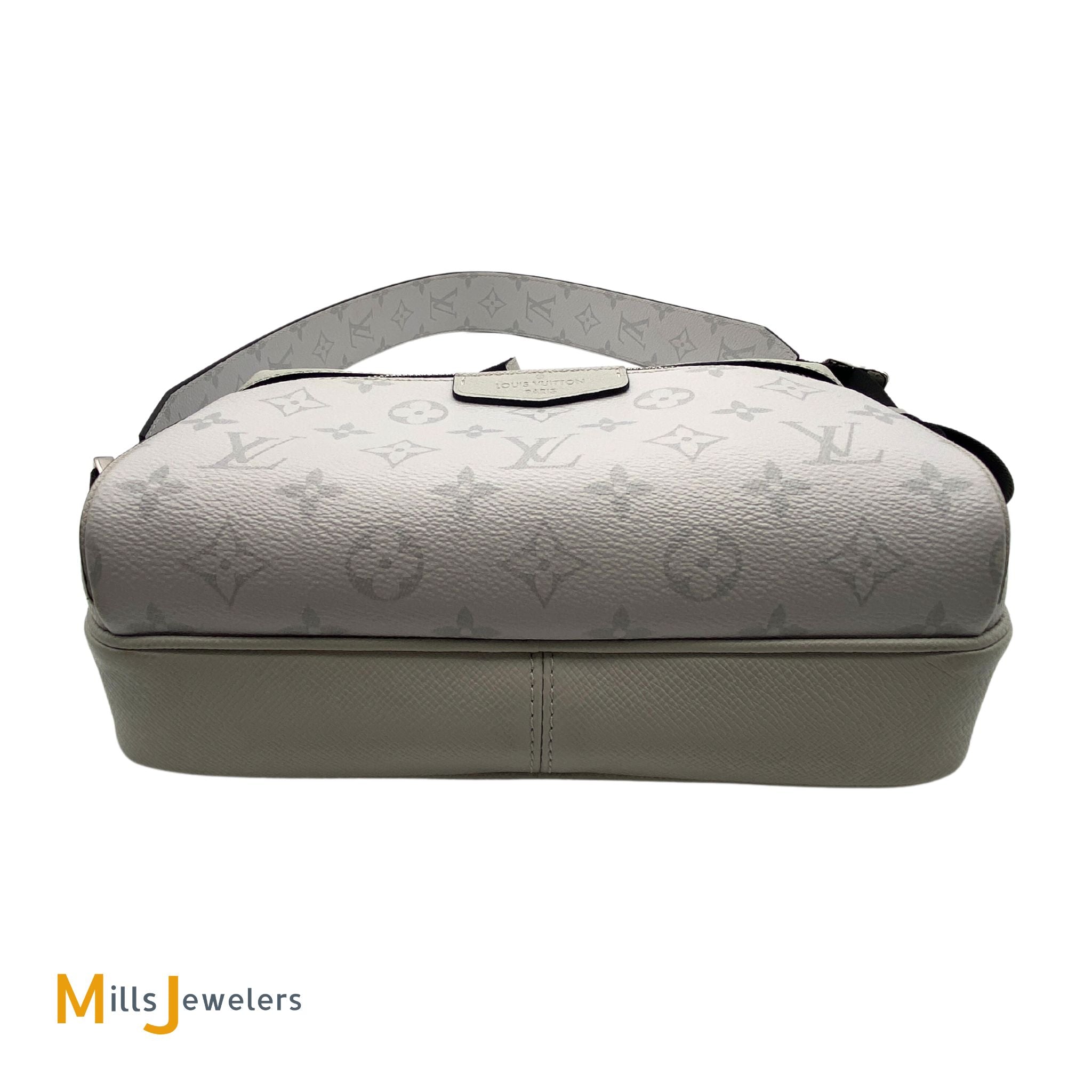 Louis Vuitton Outdoor Messenger Bag Arctic White Taiga Leather Monogra –  Mills Jewelers & Loan