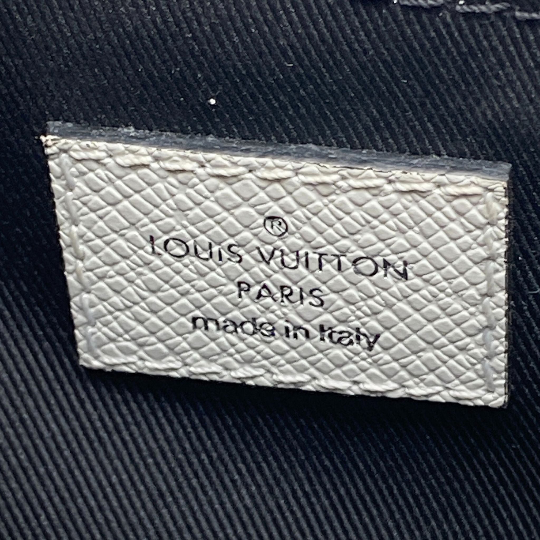 Louis Vuitton Outdoor Messenger Monogram Antarctica Taiga White in Taiga  Leather/Coated Canvas with Silver-tone - US