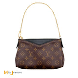 Louis Vuitton Monogram Canvas Pallas Handbag Clutch 2017 M41639