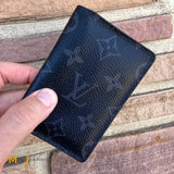 Louis Vuitton Pocket Organizer Monogram Eclipse Card Wallet