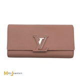 Louis Vuitton Portefeuille Capucines Magnolia Taurillon Leather Wallet 2019