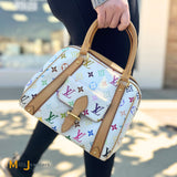 Louis Vuitton Priscilla Multicolor Monogram Canvas Handbag 2007