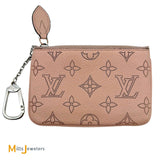 Louis Vuitton Mahina Monogram Leather Key Pouch Magnolia M69508
