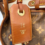 Louis Vuitton Limited Edition Monogram Rayures Tissé Sac GM Tote Bag 2008