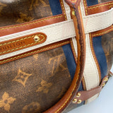 Louis Vuitton Limited Edition Monogram Rayures Tissé Sac GM Tote Bag 2008