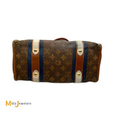 Louis Vuitton Limited Edition Monogram Rayures Tissé Sac GM Tote Bag 2008